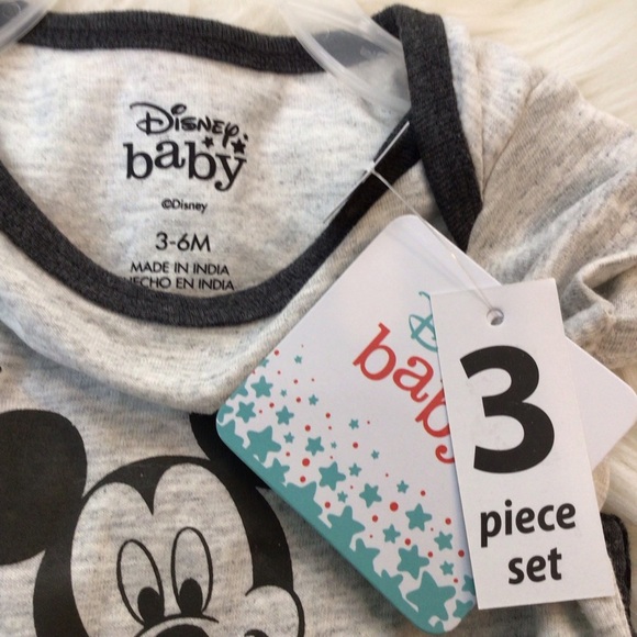 Disney Baby 3Pc Mickey Mouse Creeper Set - Picture 6 of 10